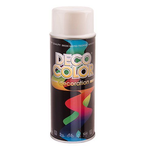 Аерозольна Фарба Deco Color, Білий Глянець, 400 мл (0170) 0170 фото