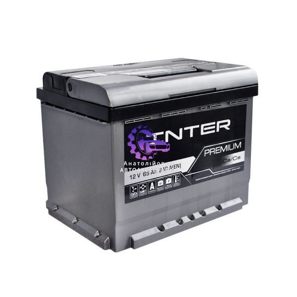 Автомобільний акумулятор INTER Premium 65Ah 640A L+ (L2) (Арт. 4820219073710) 4820219073710 фото