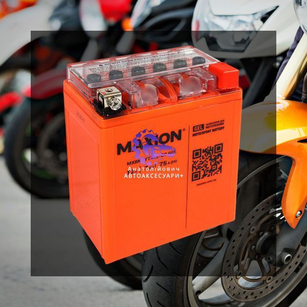 Мото акумулятор MAXION 24MXBM-YTX7L-BS GEL (12V, 7Ah, 85A, R+) (Арт. MXBM-YTX7L-BS GEL) MXBM-YTX7L-BS GEL фото