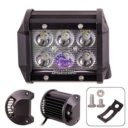 LED Робоча Фара PULSO WLP-18S6 SPOT, 6Led*3W (WLP-18S6) WLP - 18S6 фото