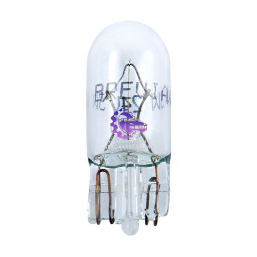 Лампа розжарювання Brevia W5W 12V 5W W2.1x9.5d CP (12308C) 12308C фото