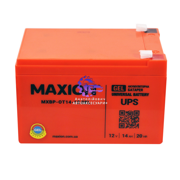 Акумулятор MAXION MXBP-OT14-12 GEL 12V 14Ah (Арт. MXBP-OT14-12GEL) MXBP-OT14-12GEL фото