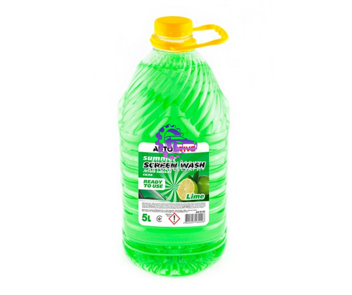 Омивач скла літній AutoDrive Summer Screen Wash Lime, 5л PET (Арт. AD0135) AD0135 фото