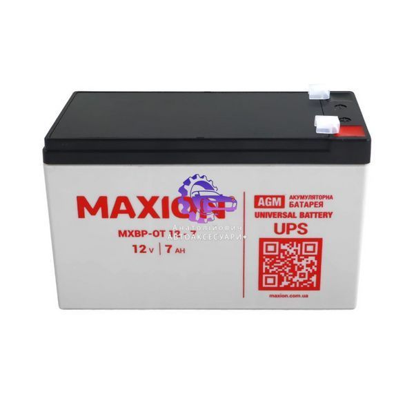 Акумулятор промисловий MAXION MXBP-OT 7-12 (12V, 7Ah) AGM (Арт. MXBP-OT 7-12) MXBP-OT 7-12 фото