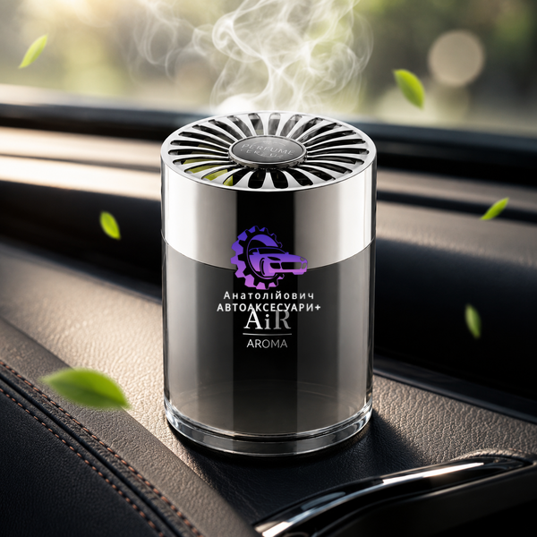 Ароматизатор у машину AirGel Black гелевий у банці для підстаканника чорний XX-010-4 XX-010-4 фото