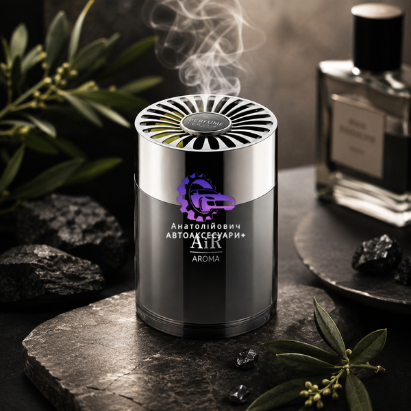 Ароматизатор у машину AirGel Black гелевий у банці для підстаканника чорний XX-010-4 XX-010-4 фото