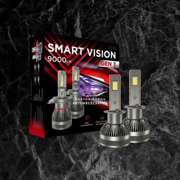 Світлодіодна лампа Carlamp Smart Vision Gen 3 H1 9000 Lm 6500K IP67 (Арт. SMG3H1) SMG3H1 фото