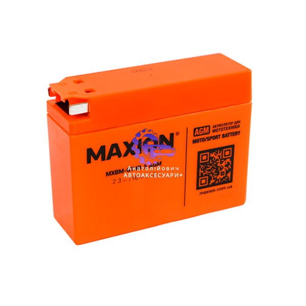 Акумулятор мотоциклетний Maxion GT4B-5 AGM 12V 2.3Ah (обслуговуваний, MF) (Арт. MX-GT4B-5) MX-GT4B-5 фото