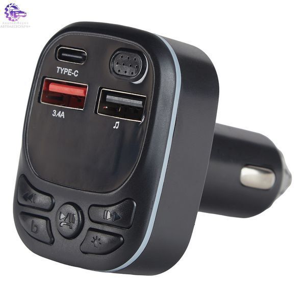 FM-модулятор VOIN W-3310 BT 5.0, PD 20W, Hands Free, RGB W-3310 фото