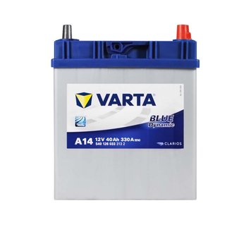 Автомобільний акумулятор VARTA Blue Dynamic Asia A14 40Ah 330A R+ (B19 т. к.) (Арт. 533058) 533058 фото