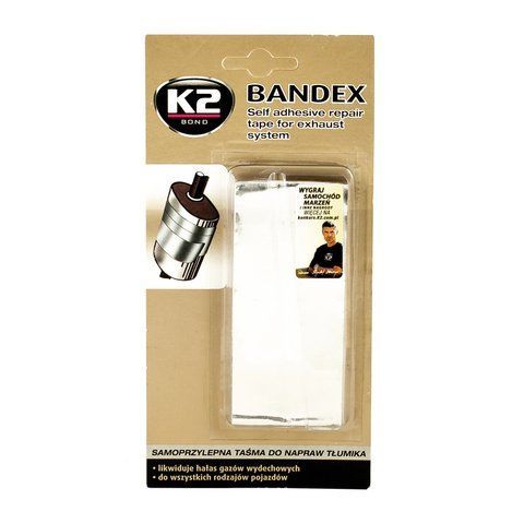 Стрічка високотемпературна K2 BANDEX для ремонту глушників (B305) B305 фото