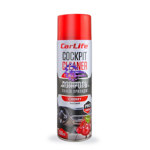 Поліроль для панелі приладів CarLife Cockpit Cleaner EXTRA MAT Вишня 500мл (CF529) CF529 фото