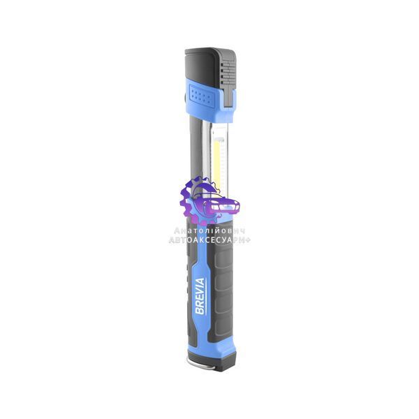 Телескопічний LED-ліхтар Brevia 3W COB+1W LED 300lm Li-Ion 2000mAh USB Type-C IP20 IK07 (Арт. 11350) 11350 фото
