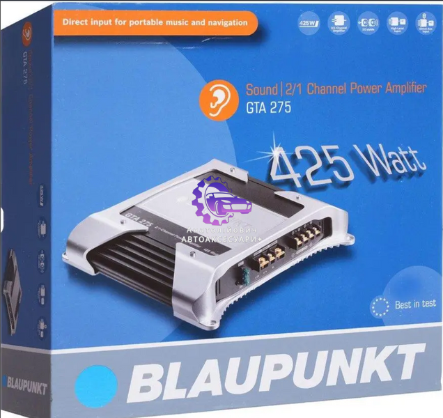 Підсилювач Blaupunkt GTA 275 2-канальний 425 Вт (Арт. GTA 275) GTA 275 фото