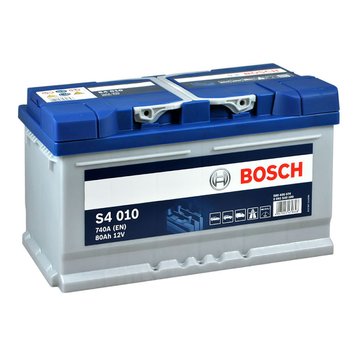 Автомобільний акумулятор BOSCH (S40 100) (LB4) 80Ah 740A R+ (h=175) (Арт. 0092S40100) 0092S40100 фото