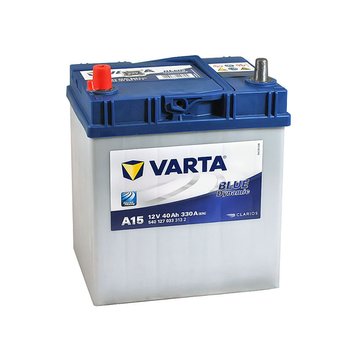 Автомобільний акумулятор VARTA Blue Dynamic Asia (A15) 40Ah 330A L+ (B19 т. к.) (Арт. 533059) 533059 фото