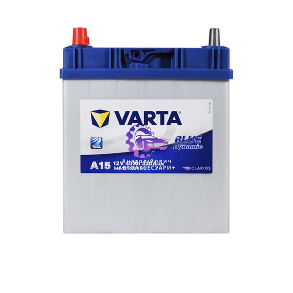 Автомобільний акумулятор VARTA Blue Dynamic Asia (A15) 40Ah 330A L+ (B19 т. к.) (Арт. 533059) 533059 фото