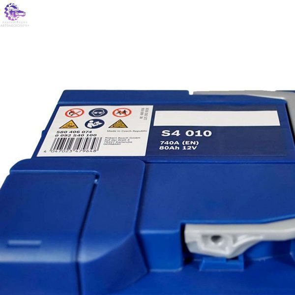 Автомобільний акумулятор BOSCH (S40 100) (LB4) 80Ah 740A R+ (h=175) (Арт. 0092S40100) 0092S40100 фото