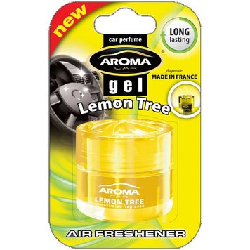 Ароматизатор Aroma Car Gel Lemon, 50 г (704/63120) - Освіжаючий Цитрус для Вашого Авто 704/63120 фото