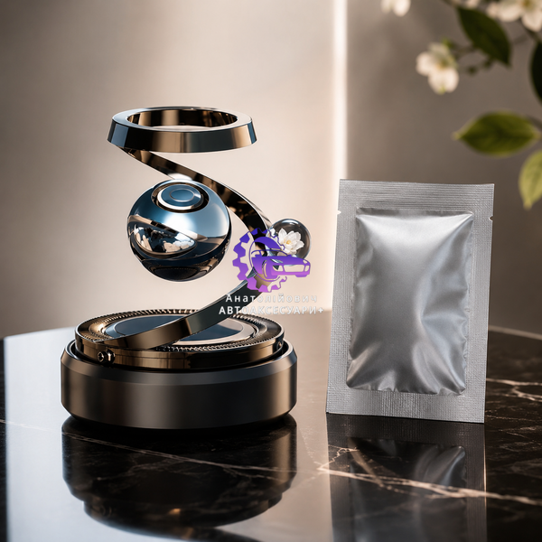 Ароматизатор на сонячній батареї &ldquo;Куля левітації&rdquo; Osmanthus fragrans унісекс чорний XX-001-4 XX-001-4 фото
