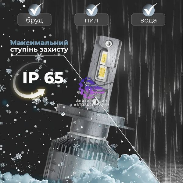 Світлодіодні автолампи H4 CARLAMP Ultra Vision 12000Lm 6500K UVH4New