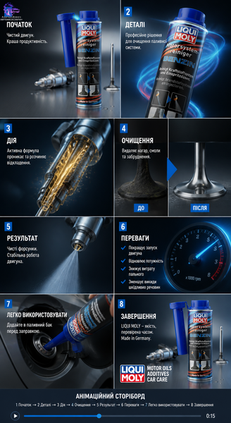 Очищувач бензинових систем посиленої дії Liqui Moly Motorsystemreiniger Benzin (арт. 5129) 5129 фото