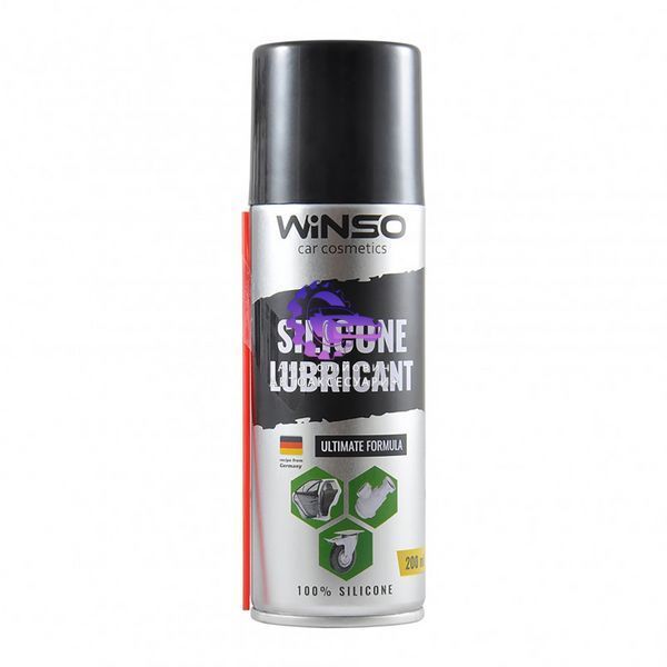Силіконова змазка WINSO Silicone Lubricant, спрей 200 мл 820140 фото