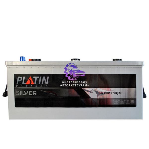 Автомобільний акумулятор PLATIN Silver MF 190Ah 1350A L+ (D5) (Арт. plsmf6802125) plsmf6802125 фото