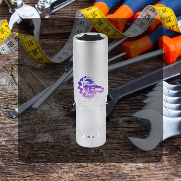 Головка торцева подовжена &mdash; Molder MT62117 17 мм, 1/2&Prime; (Арт. MT62117) MT62117 фото