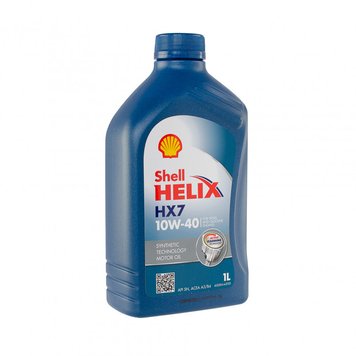 Моторна олива напівсинтетична SHELL Helix HX7 10W-40, 1 л (550053736) 550021881 фото