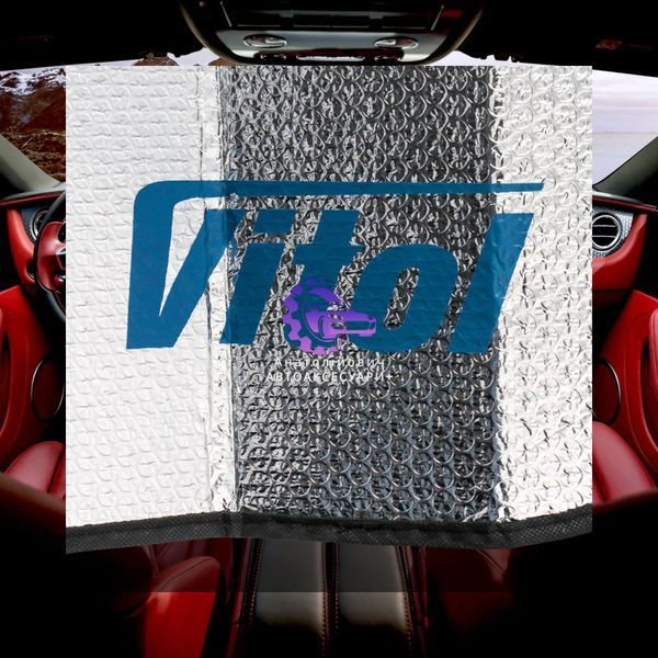 Шторка сонцезахисна дзеркальна Vitol HG-002 1500&times;800 мм з присосками (Арт. HG-002/) HG-002 фото
