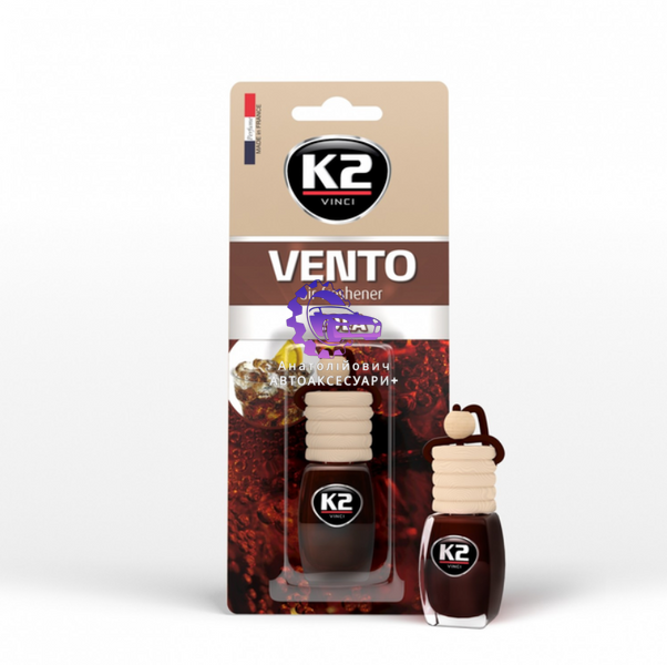 K2 Vento Cola 8 мл &mdash; підвісний ароматизатор з ароматом коли V462 фото