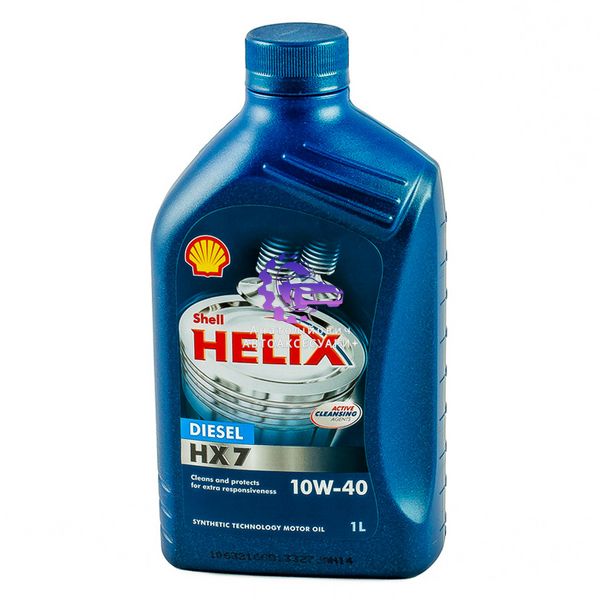 Моторна олива напівсинтетична SHELL Helix Diesel HX7 10W-40, 1 л (550046646) 550046646 фото