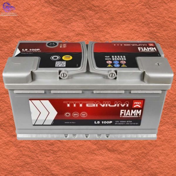 Акумулятор автомобільний FIAMM Titanium Pro L5 100Ah 870A 12V R+ (арт. 7905160) 7905160 фото